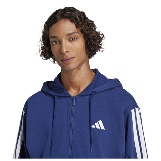Adidas Ανδρική ζακέτα Essentials 3-Stripes French-Terry Full-Zip Hoodie
